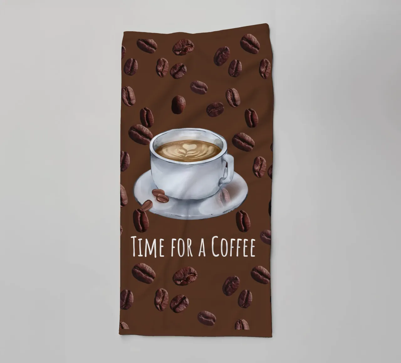 Time for a Coffee asciugamano da bagno da The Pends