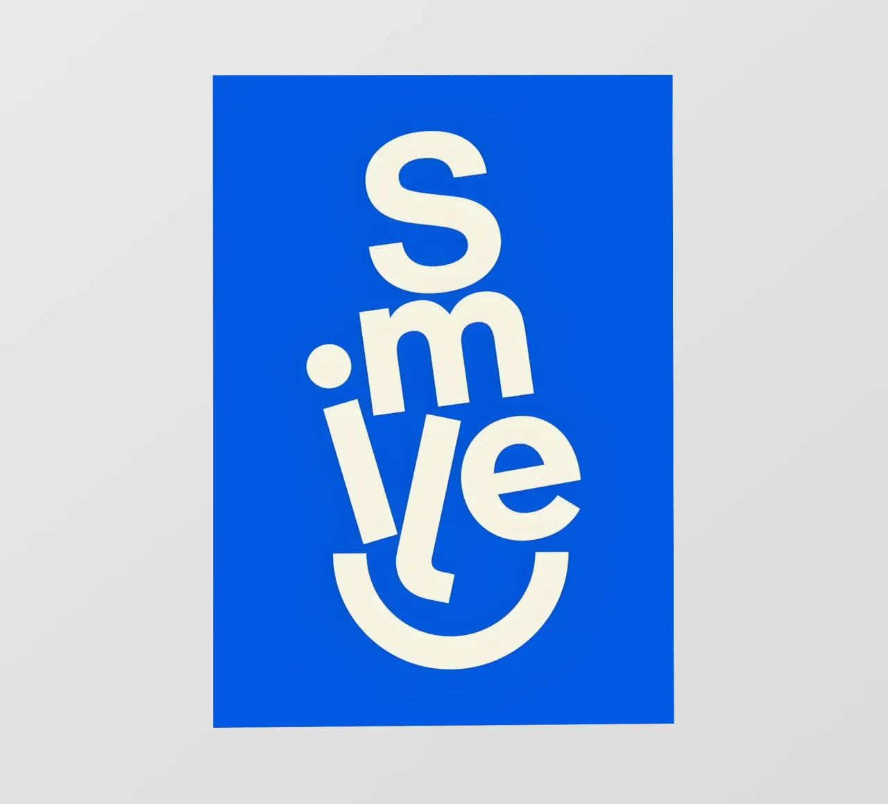 SMILE telo in pvc da Type & Tape