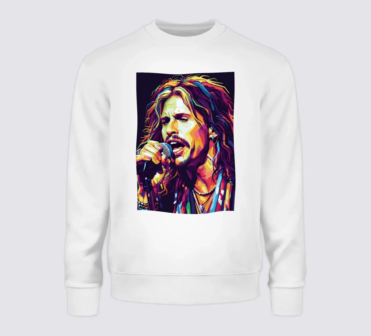 Steven Tyler art #2 sweatshirt by Hantamrata