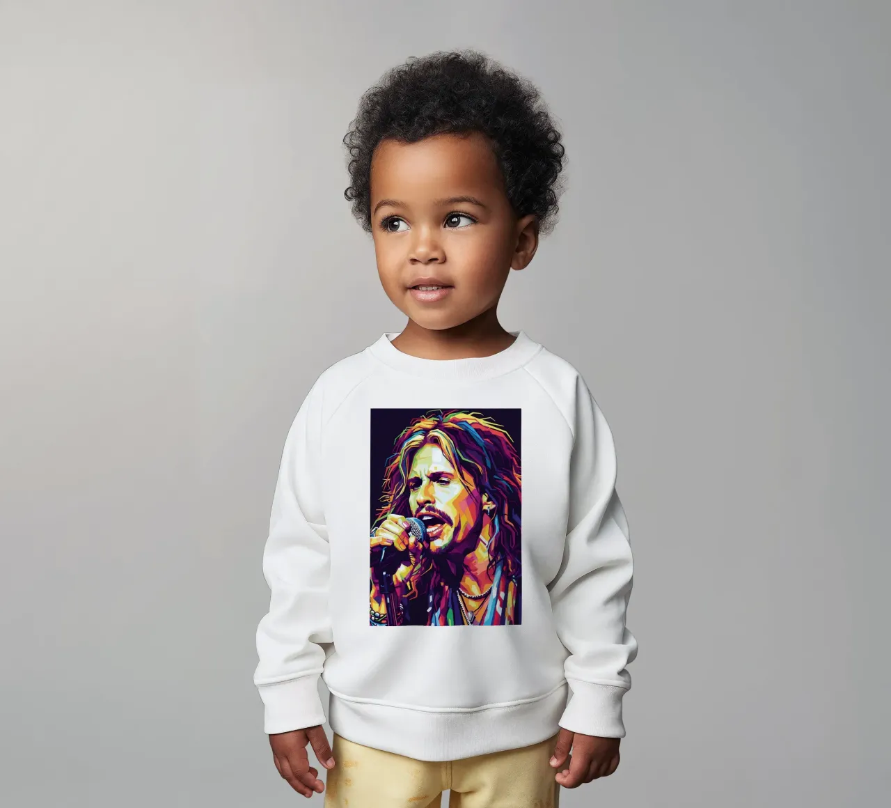 Steven Tyler arte #2 felpa neonato da Hantamrata