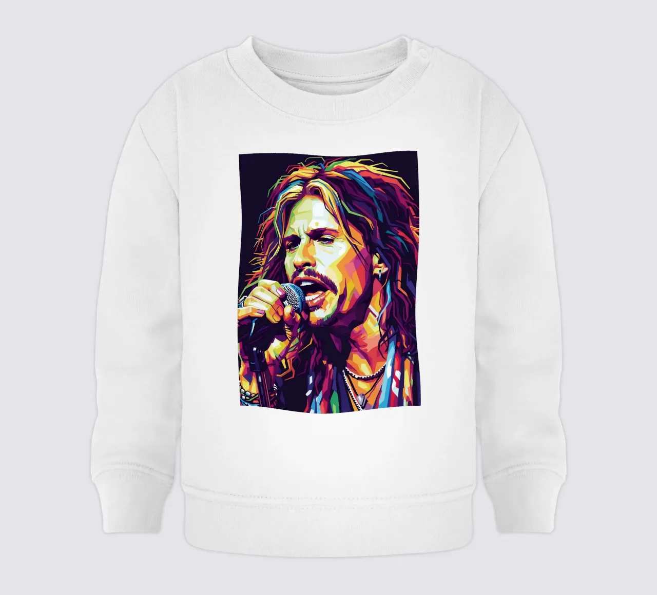 Steven Tyler arte #2 felpa neonato da Hantamrata