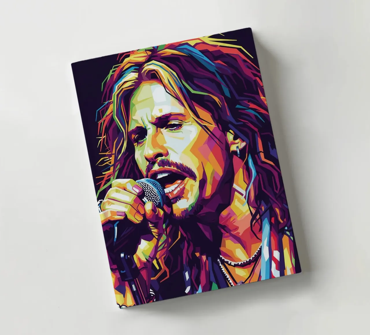 Steven Tyler art #2 notebook by Hantamrata
