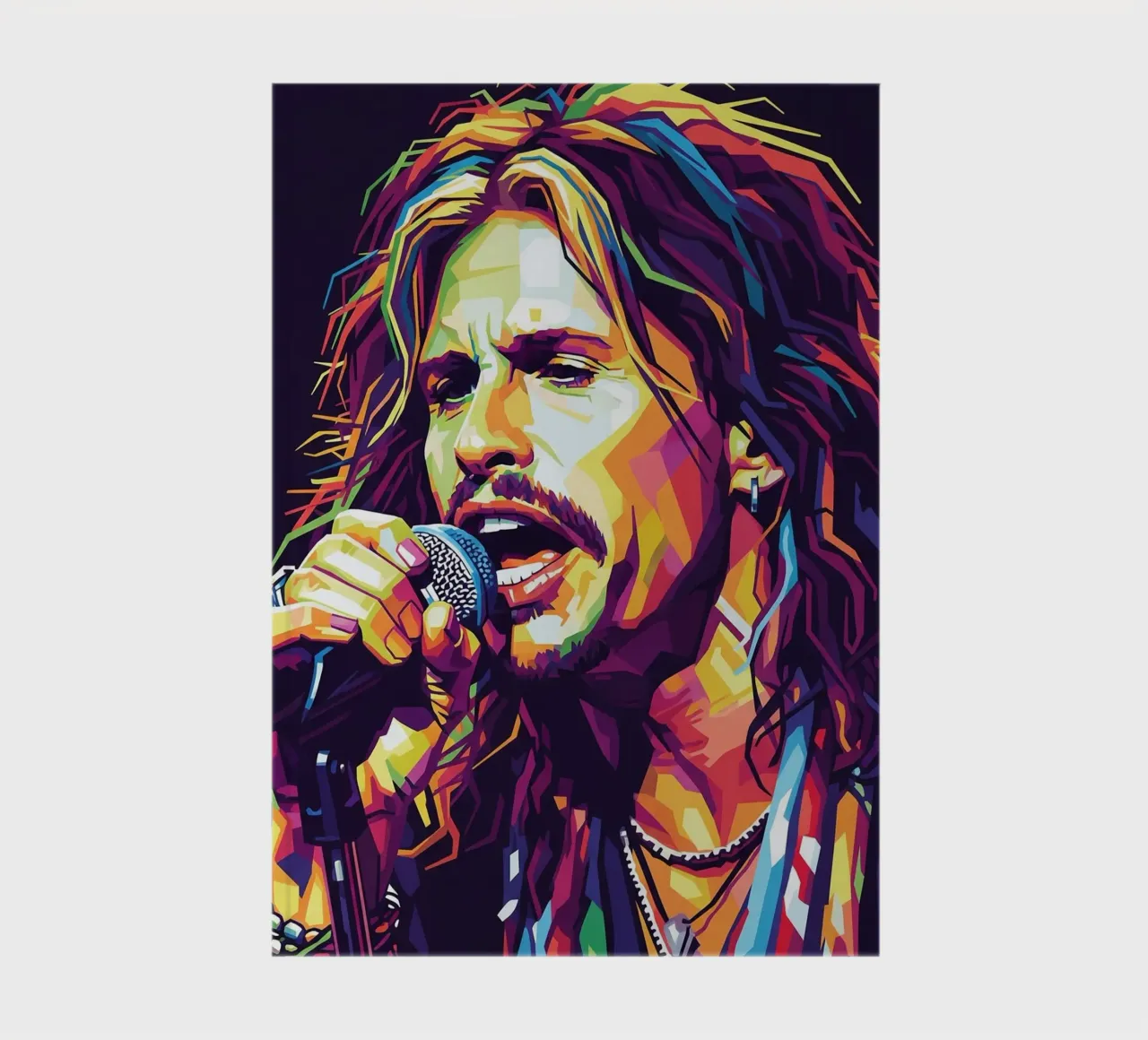 Steven Tyler art #2 notebook by Hantamrata