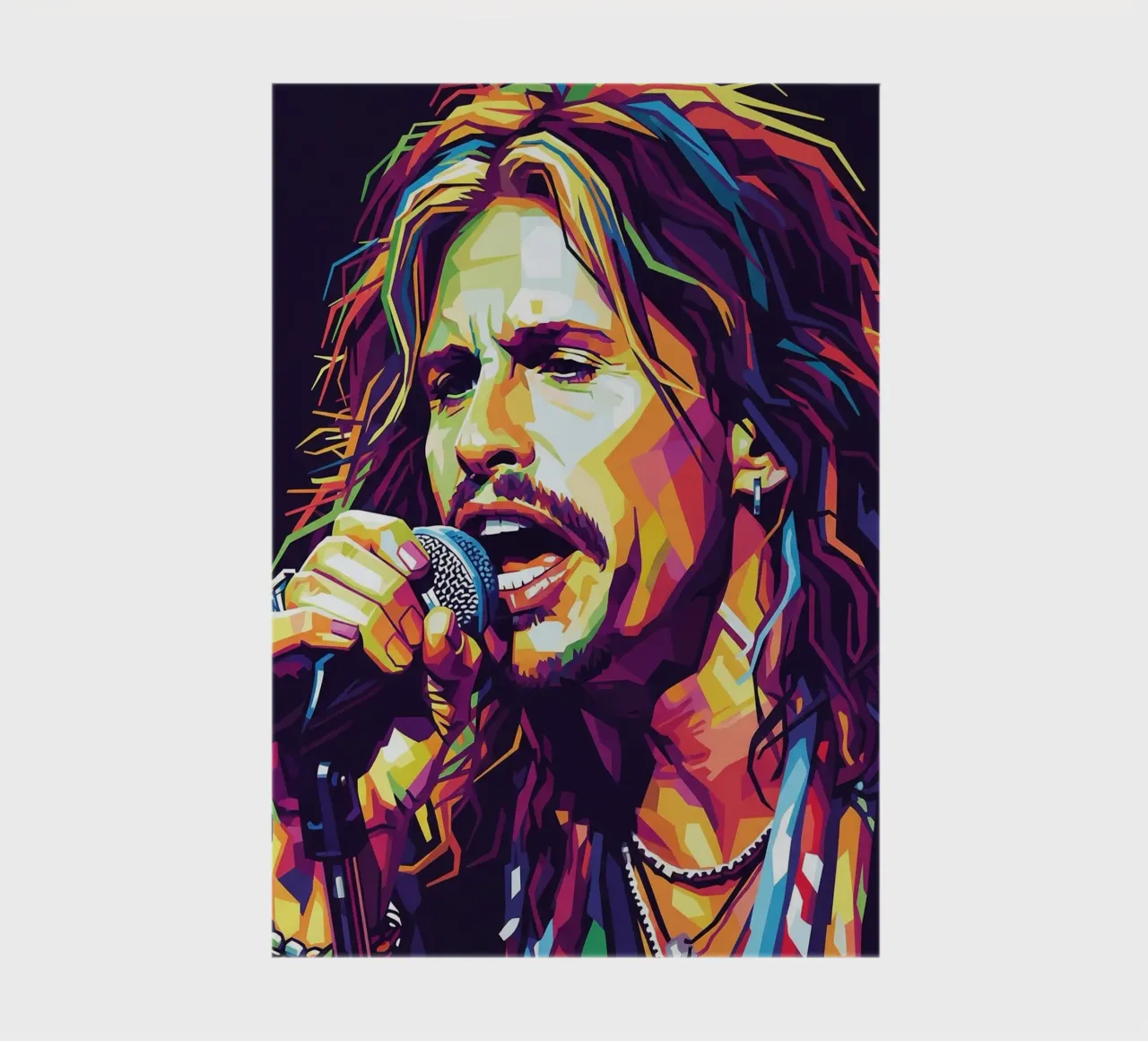Steven Tyler art #2 notebook by Hantamrata