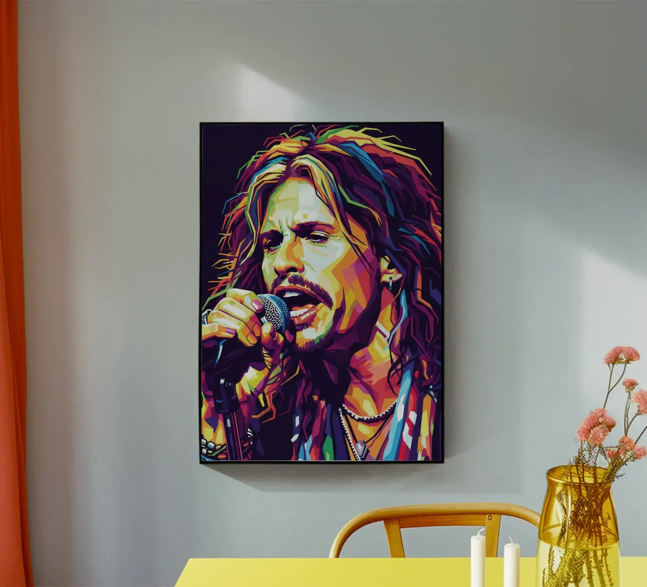Steven Tyler arte #2 plexiglass da Hantamrata