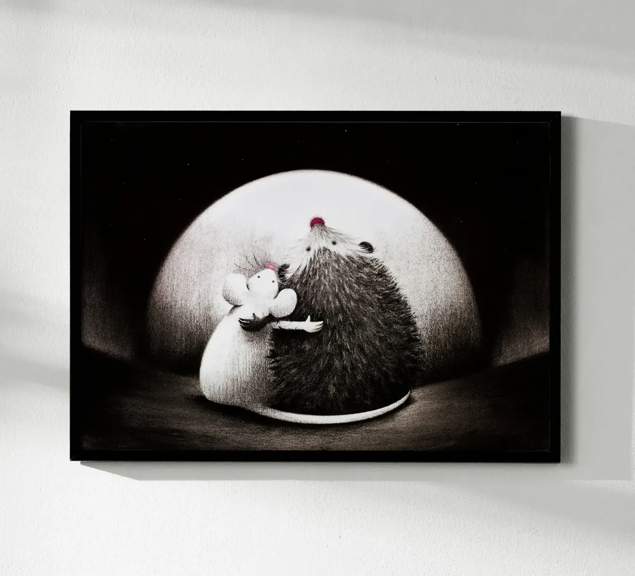 Miglior coppia Doug Hyde poster con telaio in legno da Hyde Hi