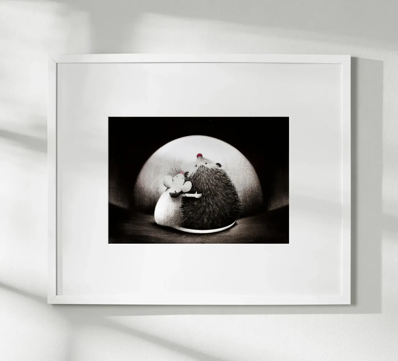 Miglior coppia Doug Hyde poster con telaio in legno da Hyde Hi