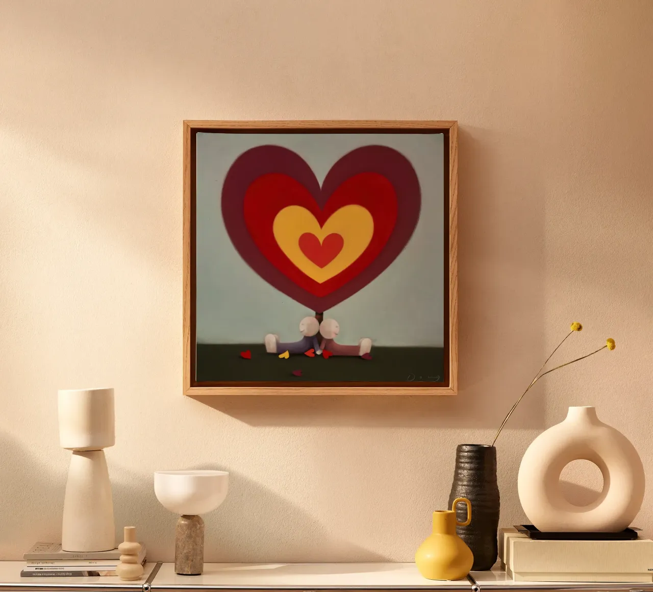 Tree of Hearts Doug Hyde canvas by Hyde Hi
