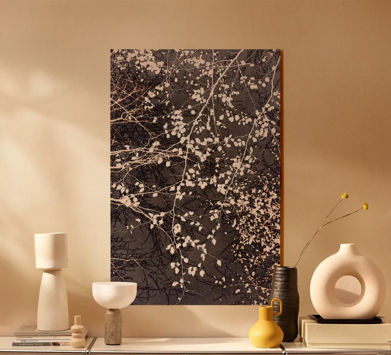 last leaves plexiglass da Visuelle Poesie am Wegesrand