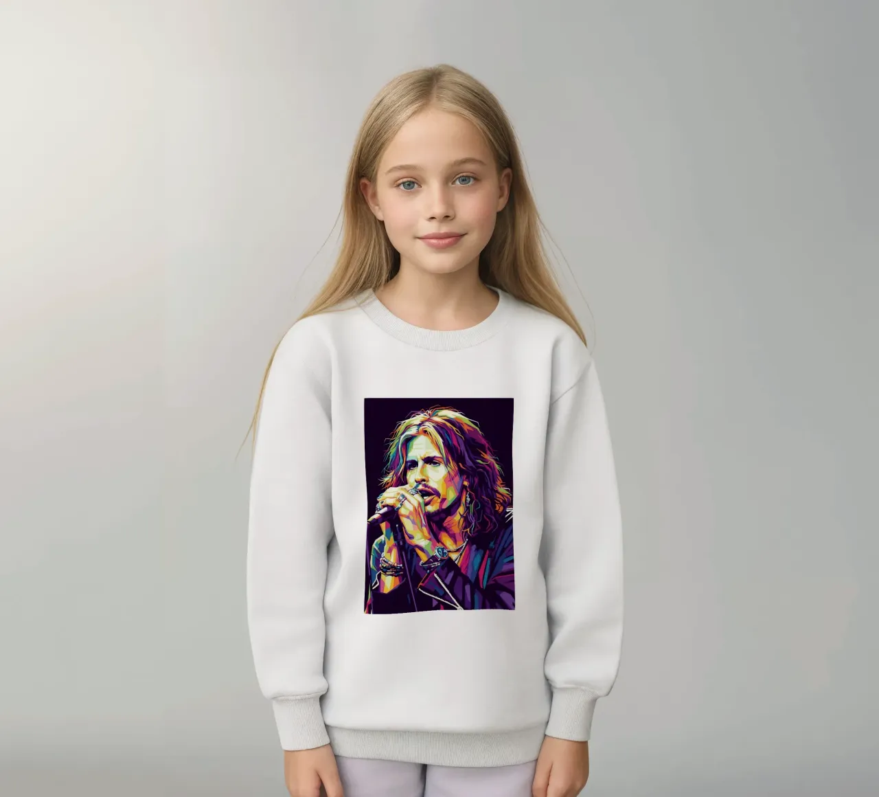 Steven Tyler arte #3 felpa bambino da Hantamrata