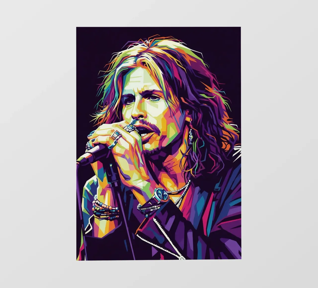 Steven Tyler arte #3 telo in pvc da Hantamrata