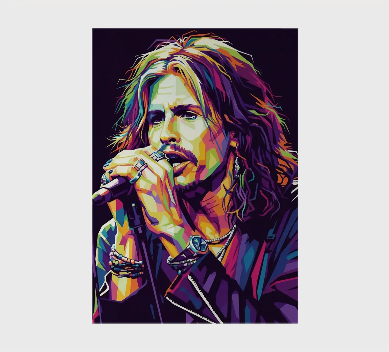 Steven Tyler art #3 notebook by Hantamrata
