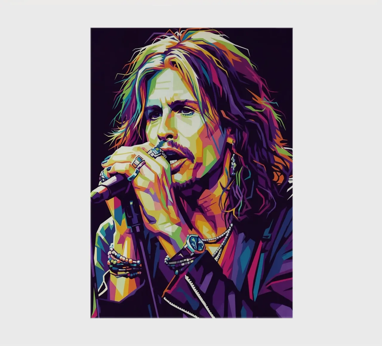 Steven Tyler art #3 notebook by Hantamrata