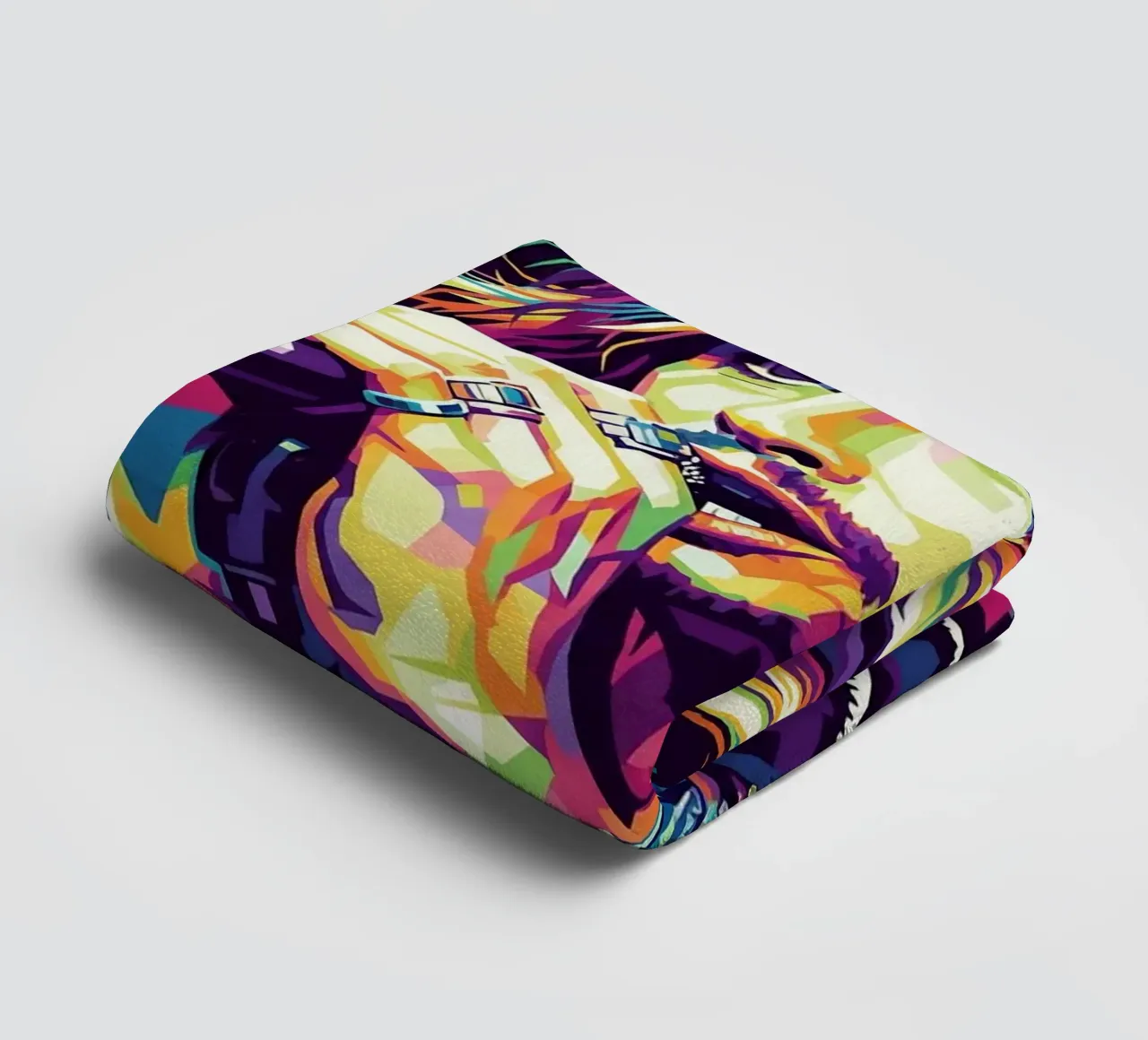 Steven Tyler art #3 towel by Hantamrata