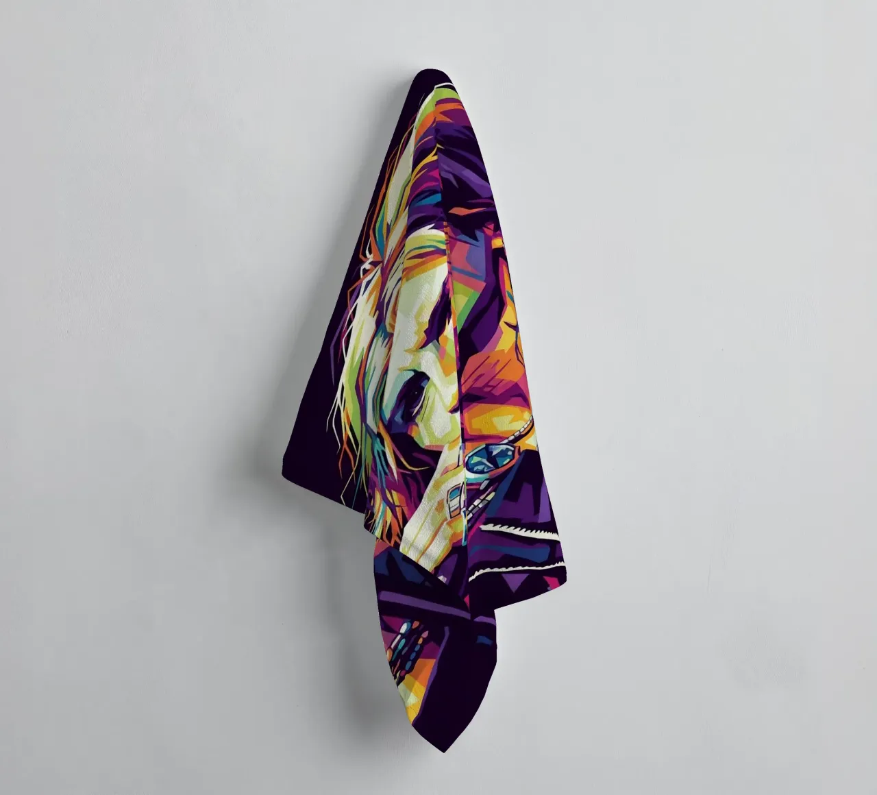 Steven Tyler art #3 towel by Hantamrata