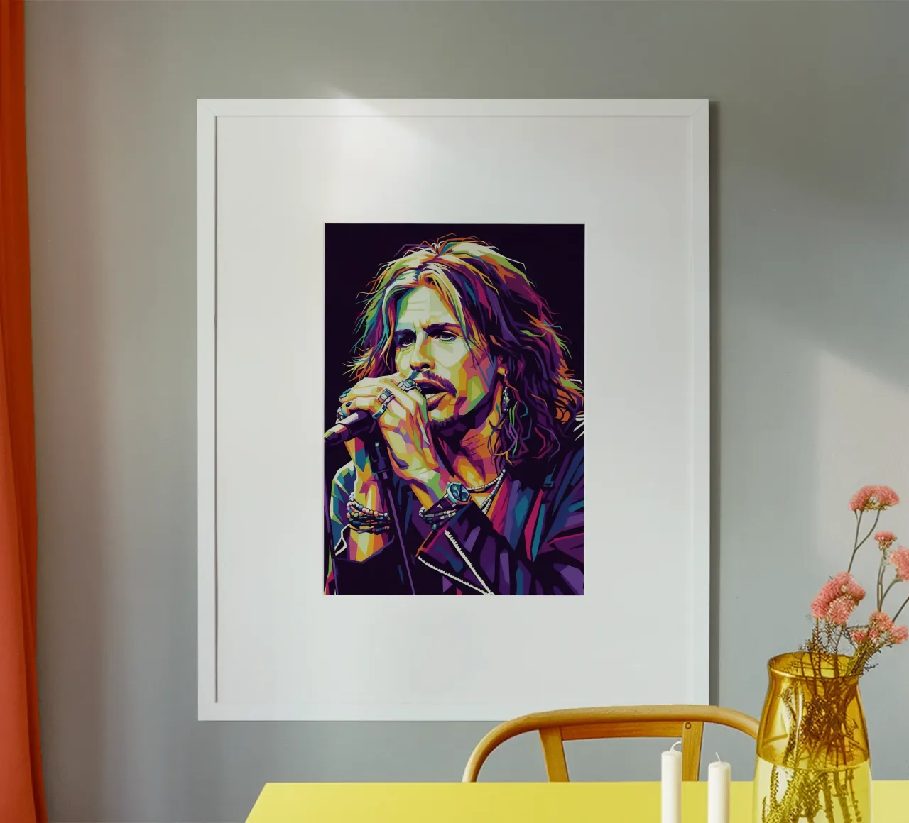 Steven Tyler arte #3 poster da Hantamrata