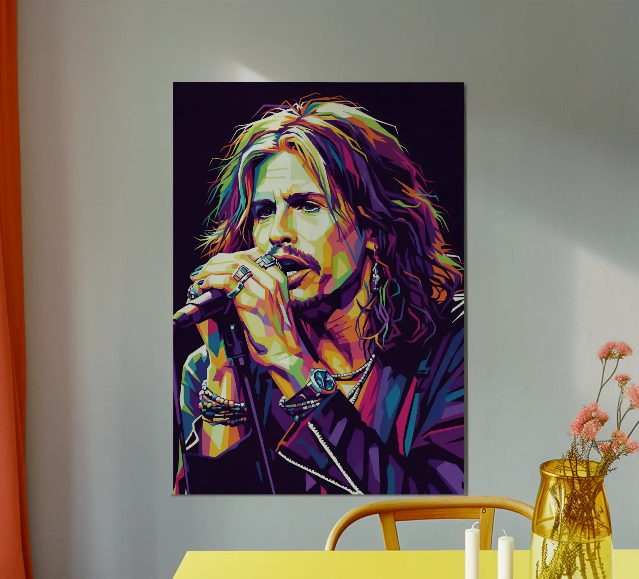 Steven Tyler arte #3 poster da Hantamrata