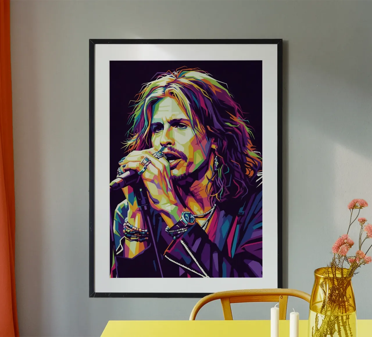 Steven Tyler arte #3 poster da Hantamrata