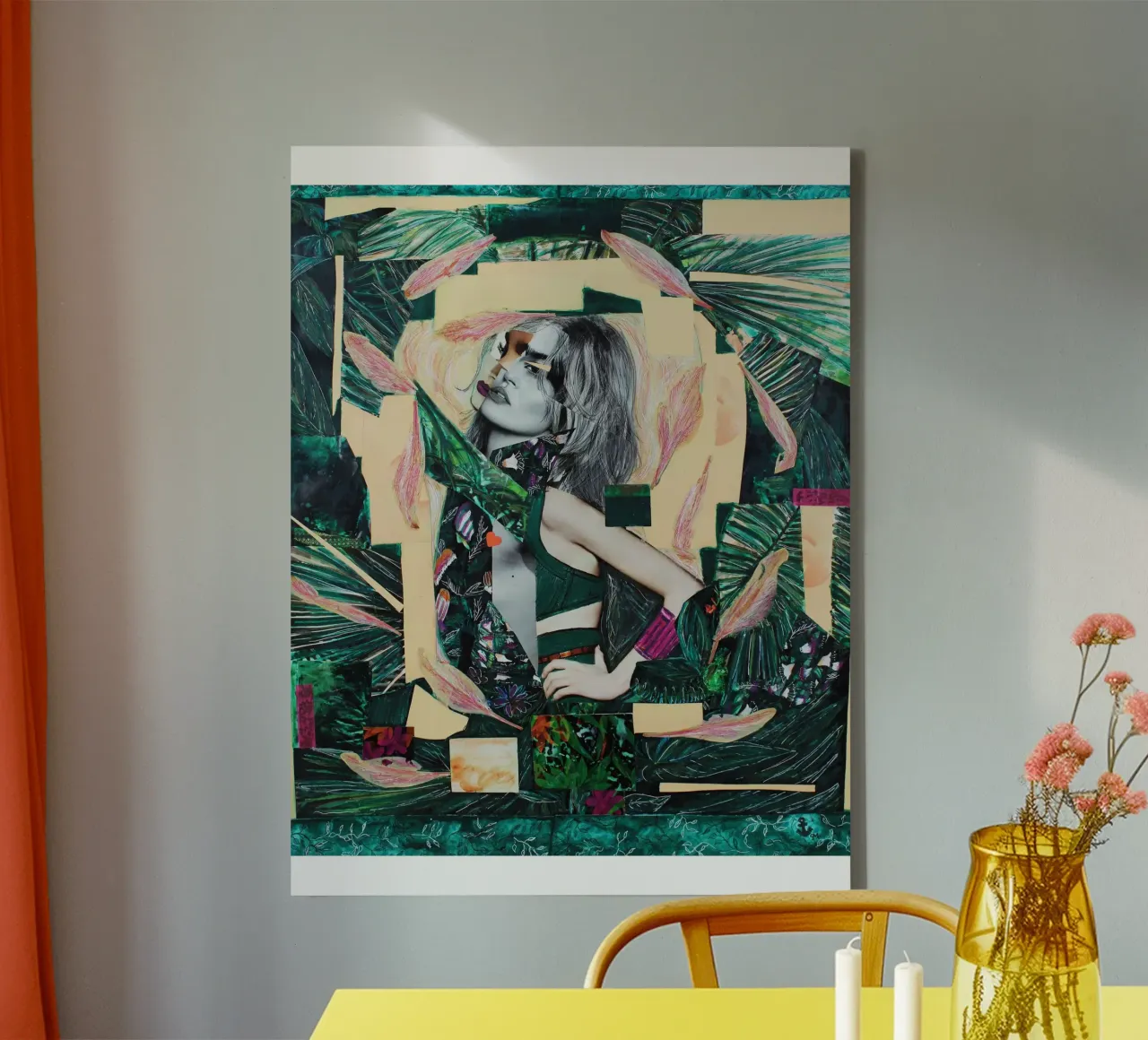 The Jungle inside of me canvas by Paperheartmixx