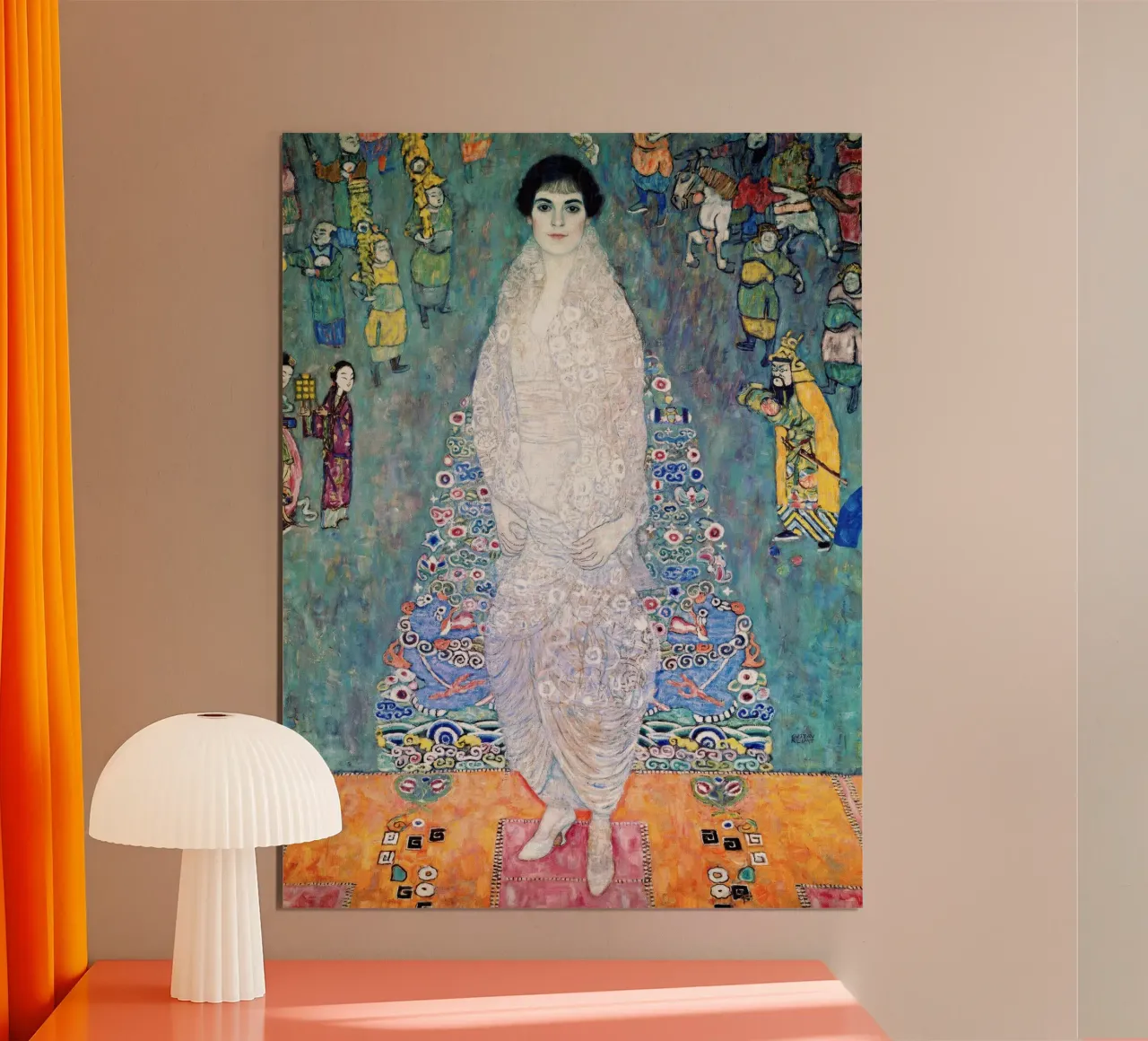 Ritratto della baronessa Elisabeth Bachofen poster con telaio in plastica da Roy Terrell