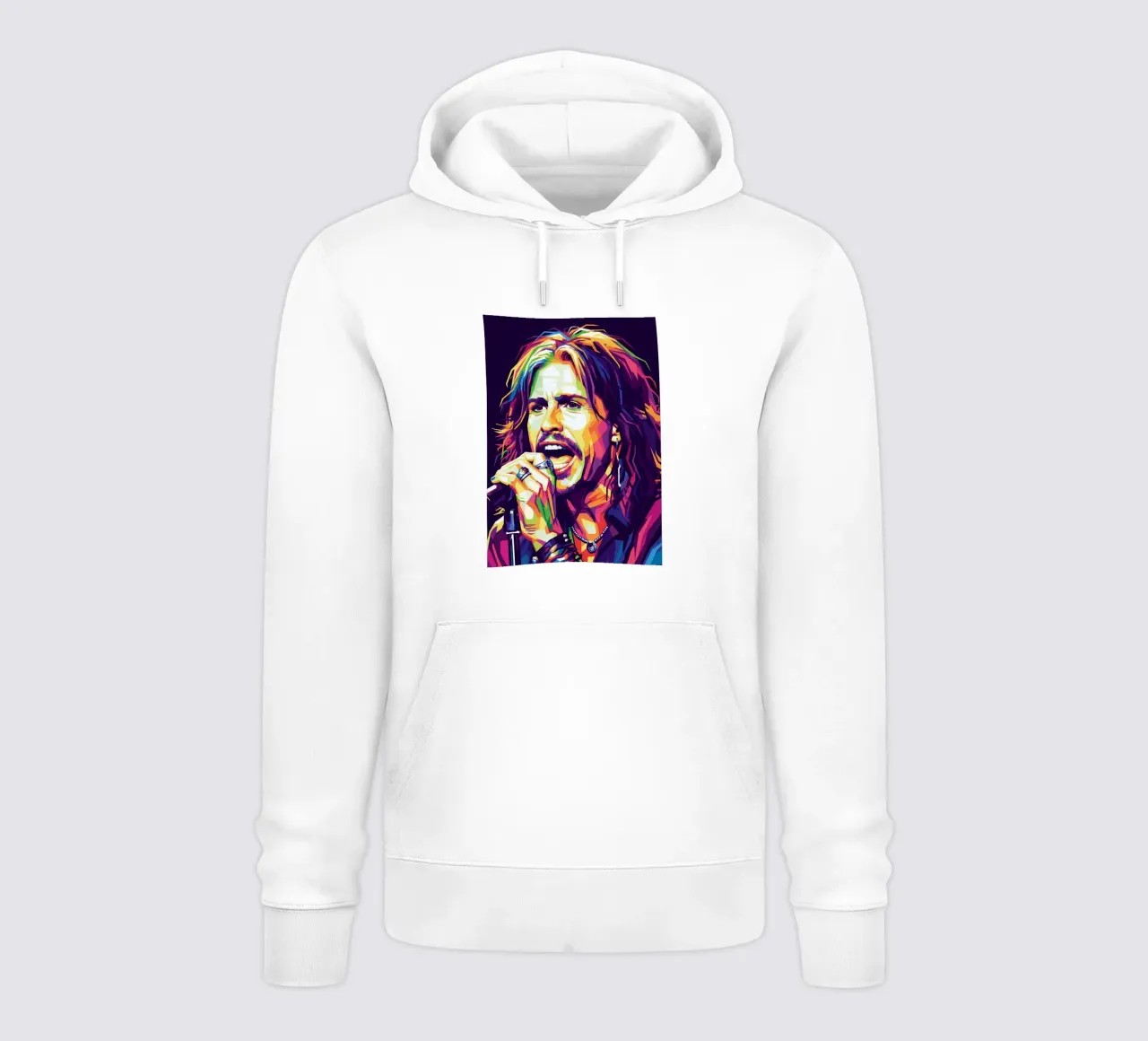 Ritratto pop art di Steven Tyler felpa con cappuccio da Hantamrata