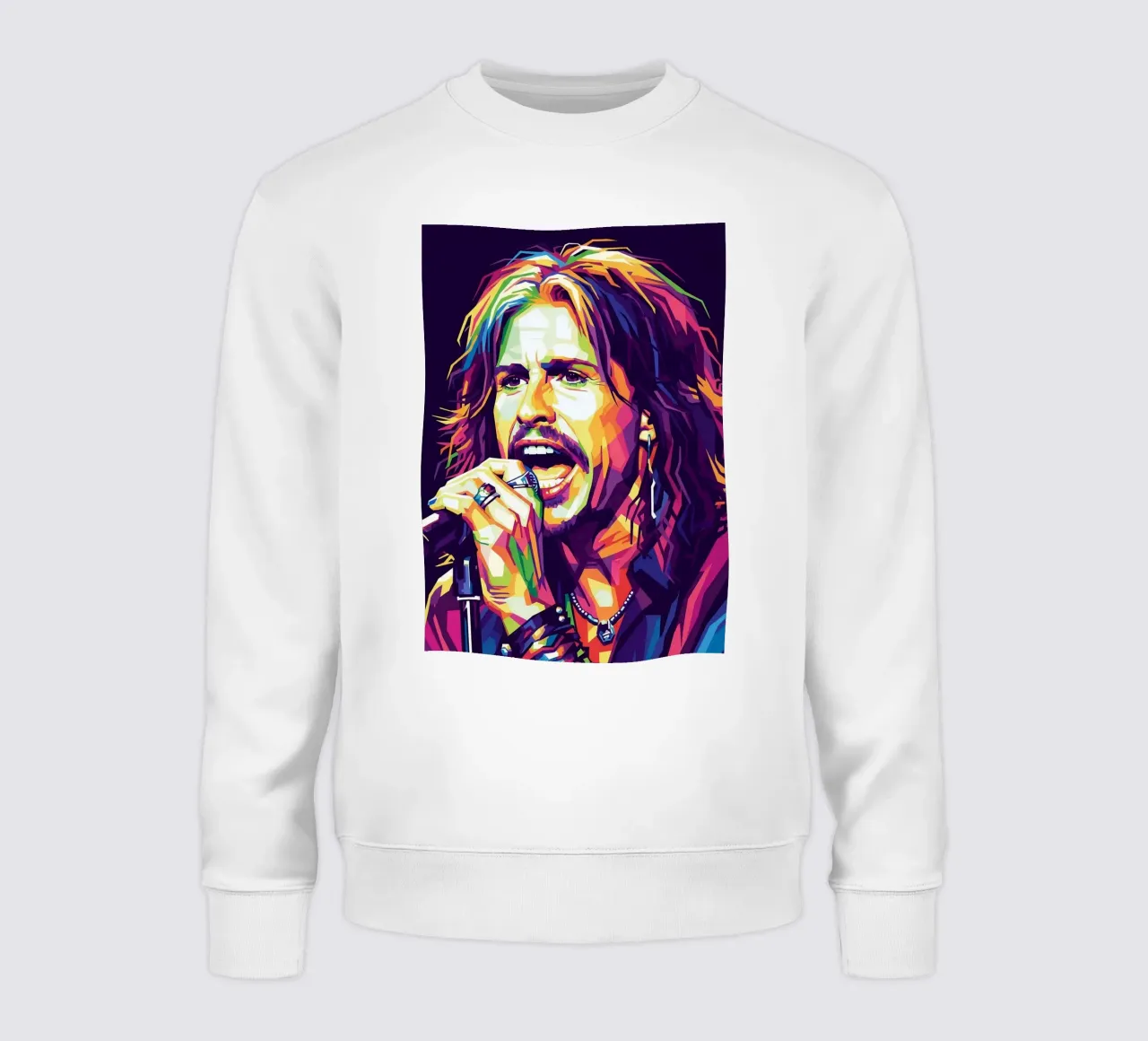 Steven Tyler pop-art portret sweatshirt van Hantamrata