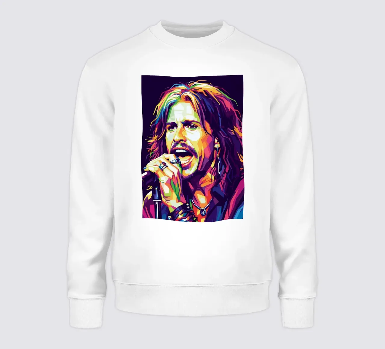 Ritratto pop art di Steven Tyler felpa da Hantamrata