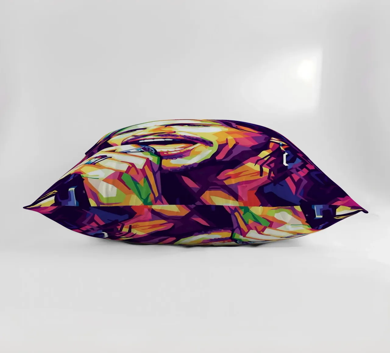 Ritratto pop art di Steven Tyler cuscino da Hantamrata