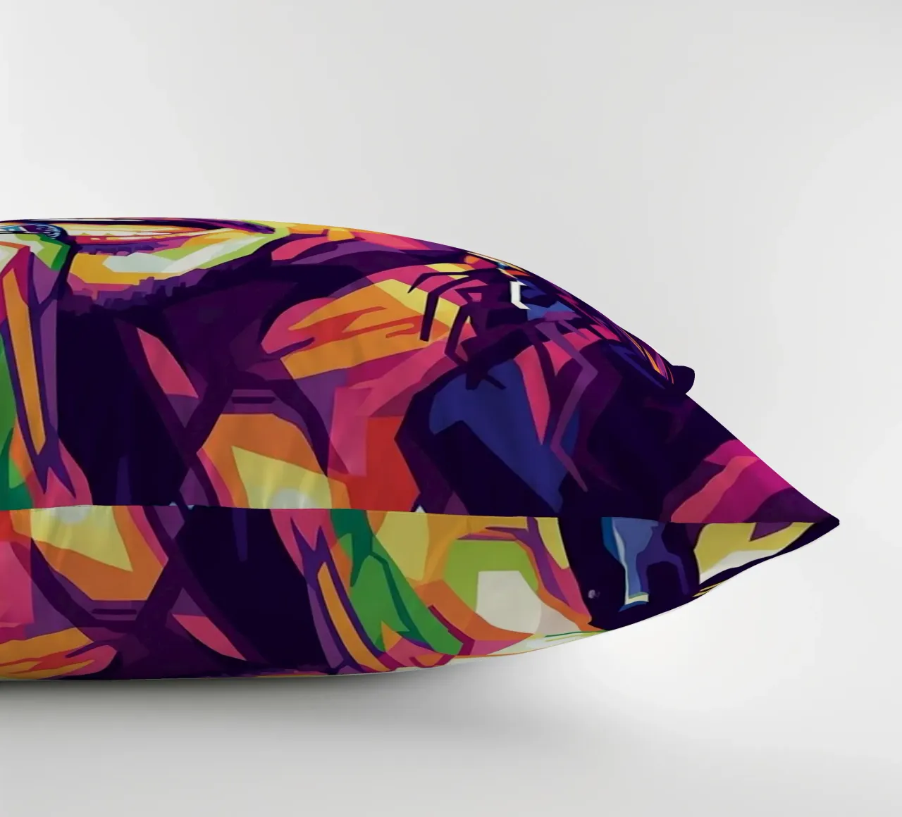 Ritratto pop art di Steven Tyler cuscino da Hantamrata