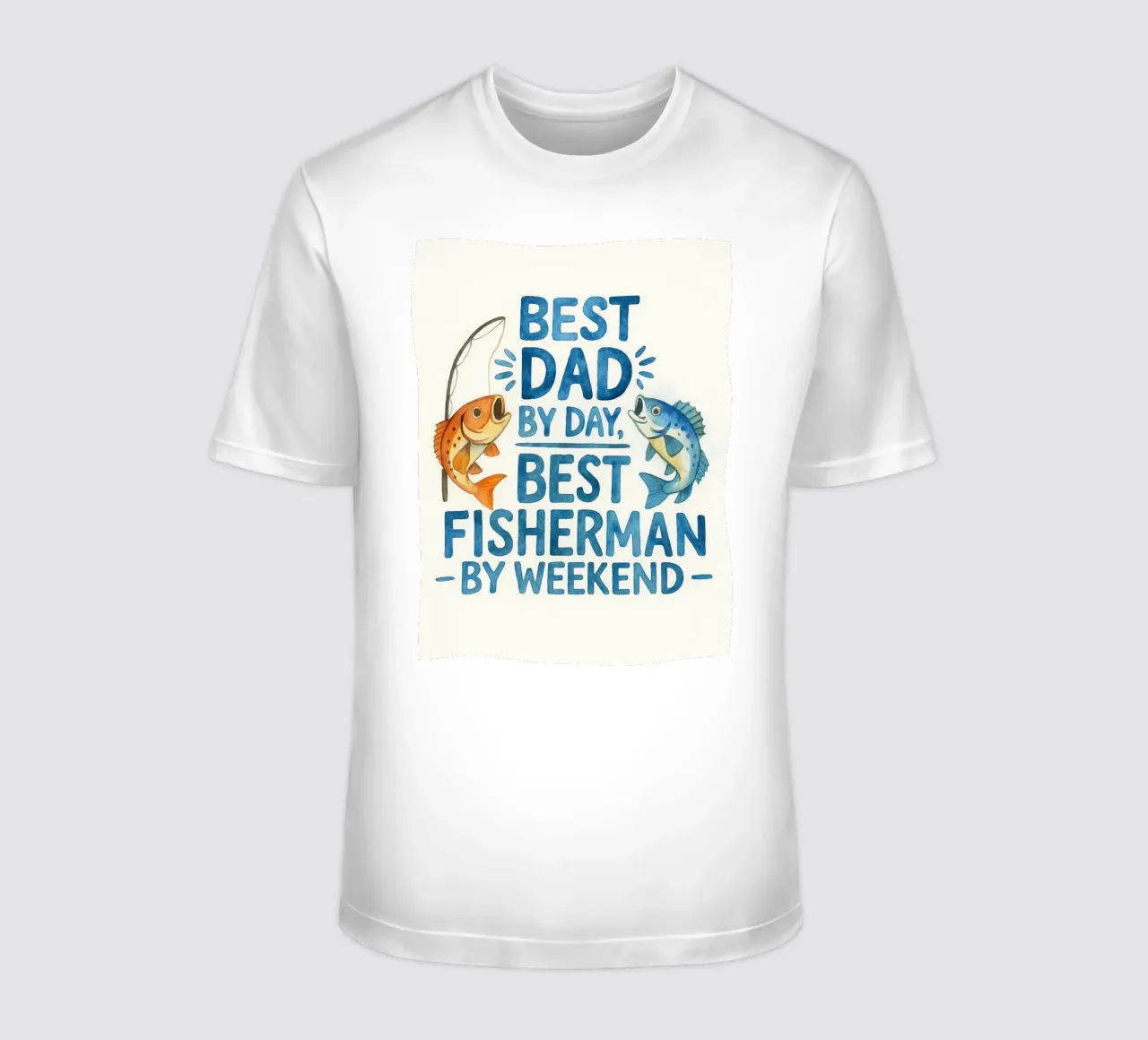 beste vader visser t-shirt van wadasx