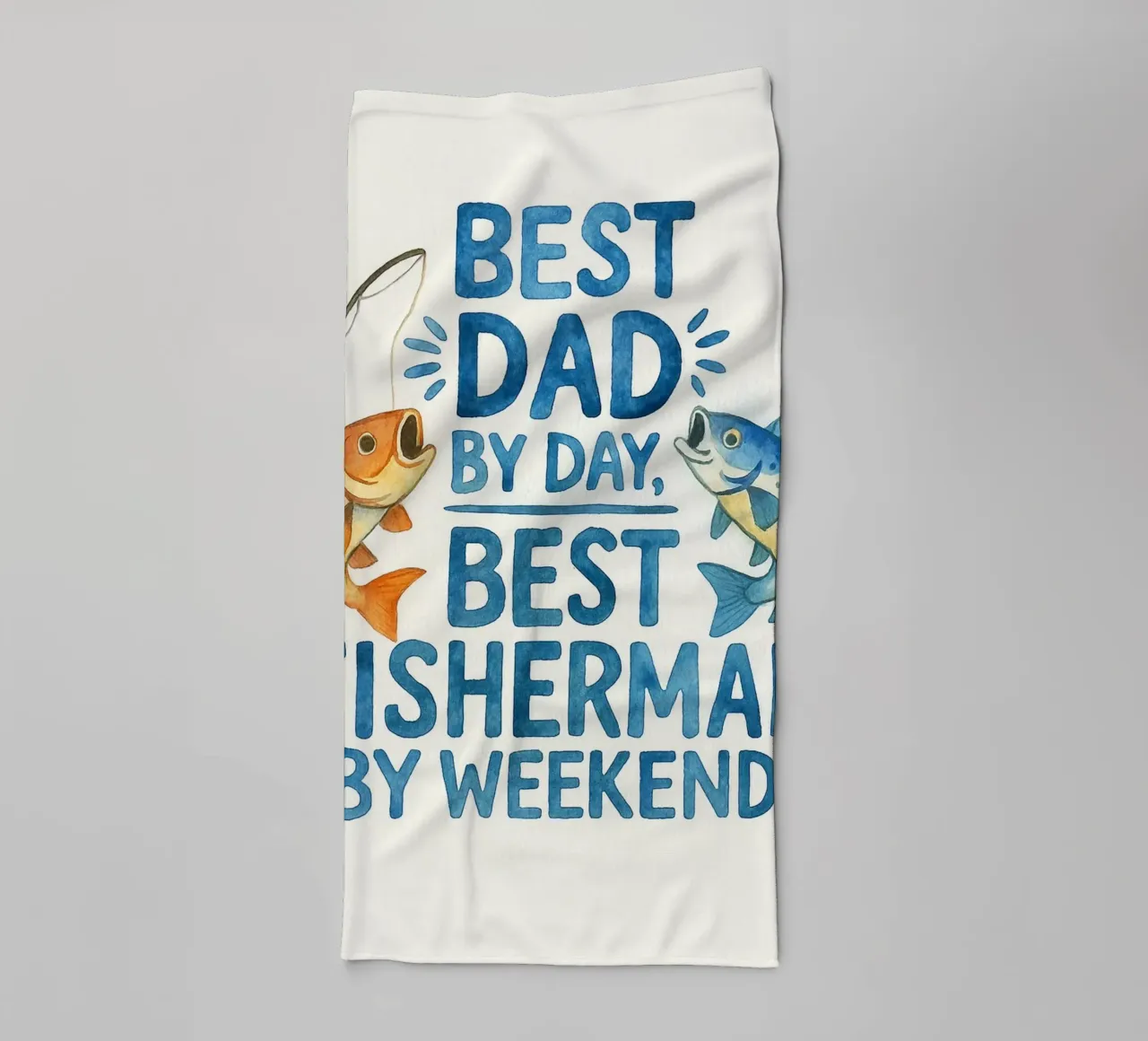 best dad fisherman towel by wadasx