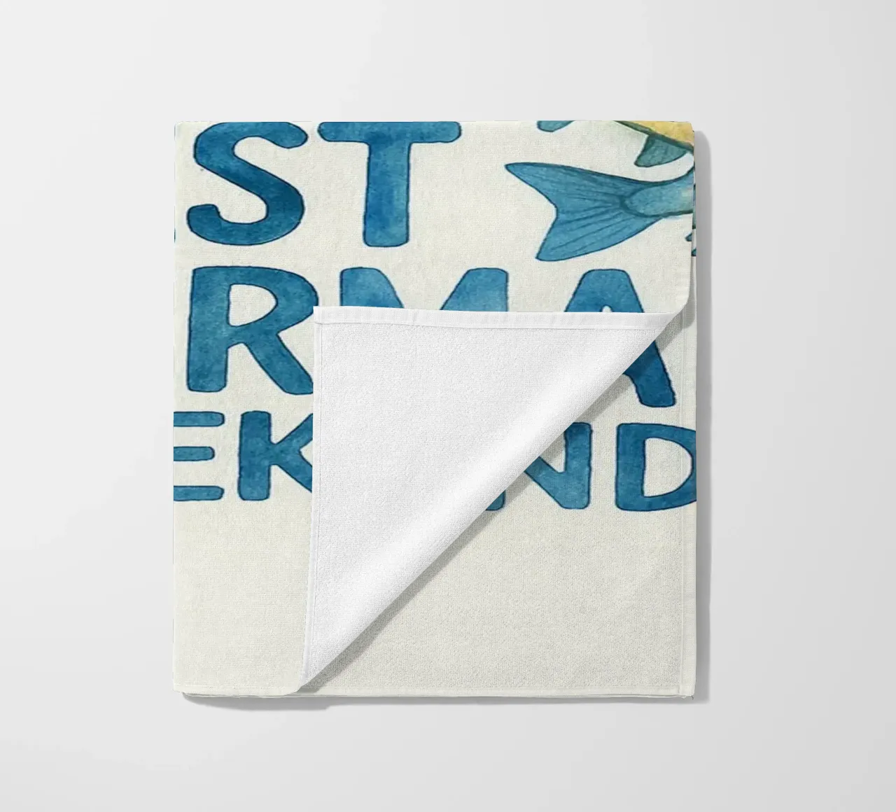 beste vader visser strandhanddoek van wadasx