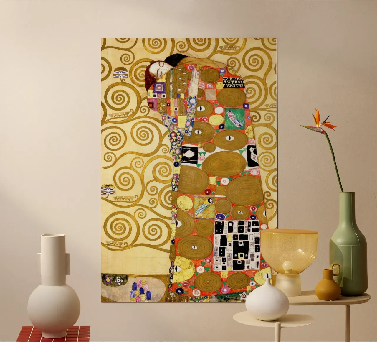 L'albero della vita poster con telaio in legno da Roy Terrell