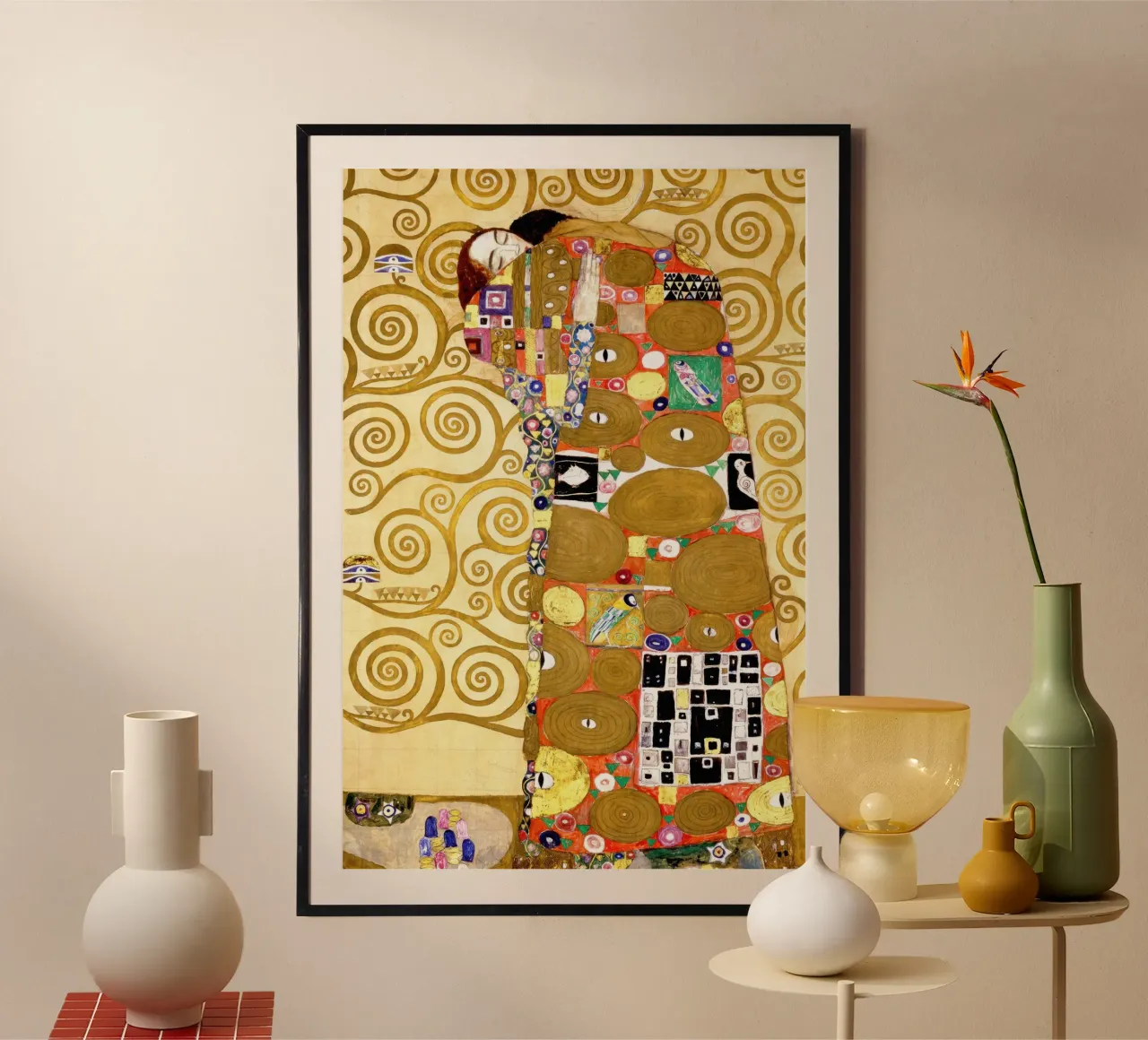 L'albero della vita poster con telaio in legno da Roy Terrell