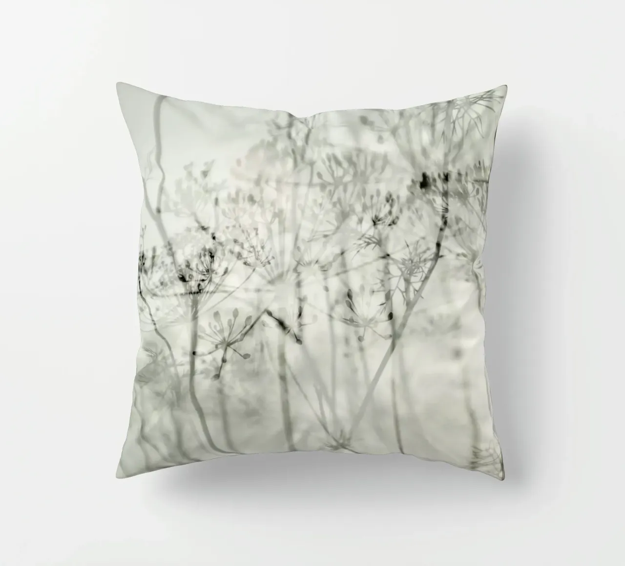 botanical abstract cuscino da Visuelle Poesie am Wegesrand