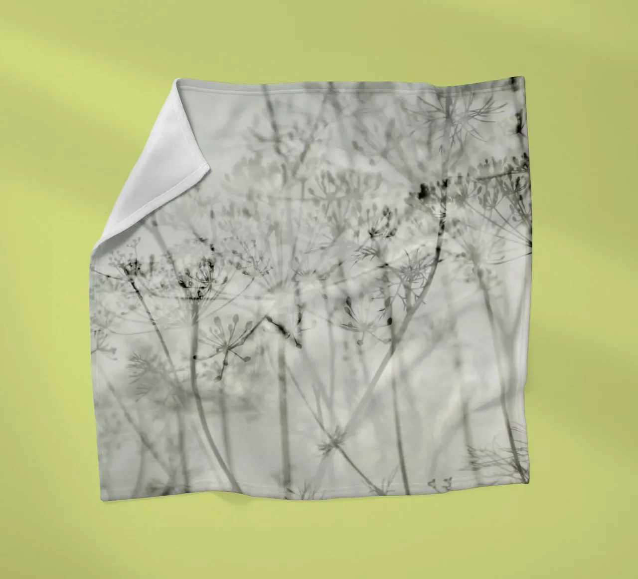 botanical abstract coperta in pile da Visuelle Poesie am Wegesrand