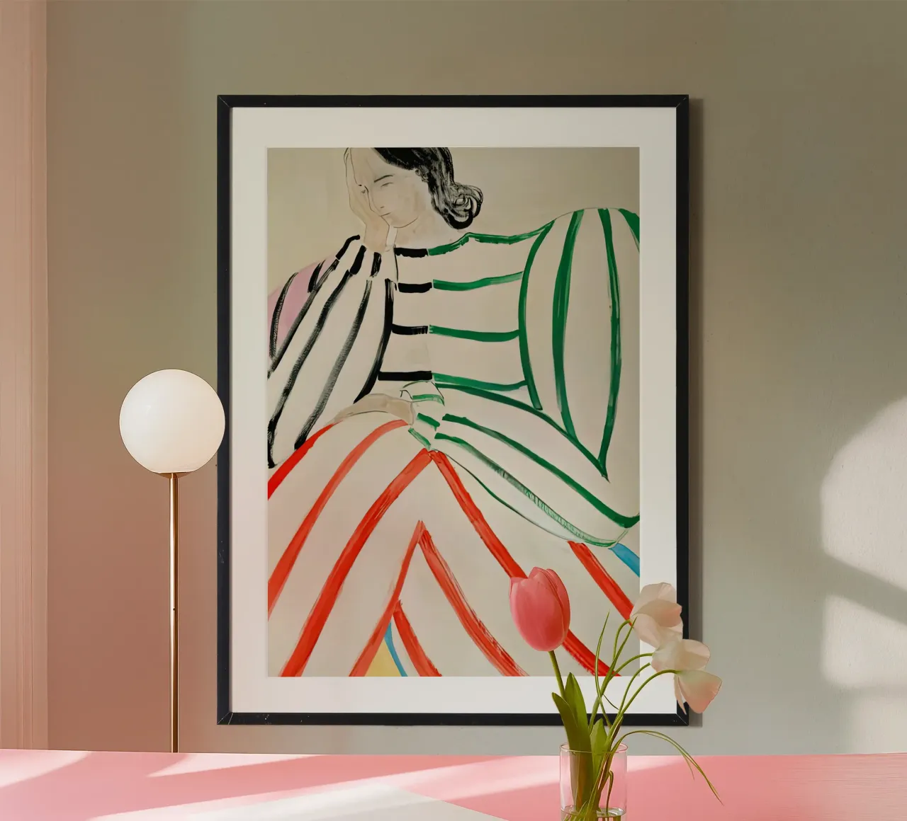 Sofia Lind 4 poster con telaio in legno da William Brown
