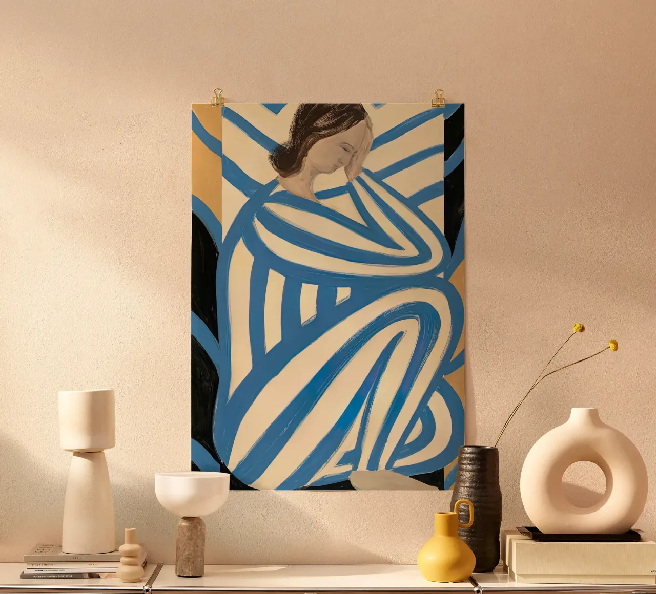 Sofia Lind 5 poster con telaio in legno da William Brown