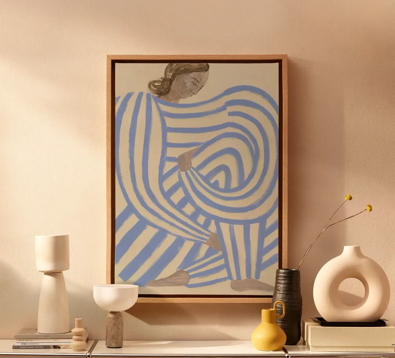 Sofia Lind 7 canvas with Floater frame by William Brown