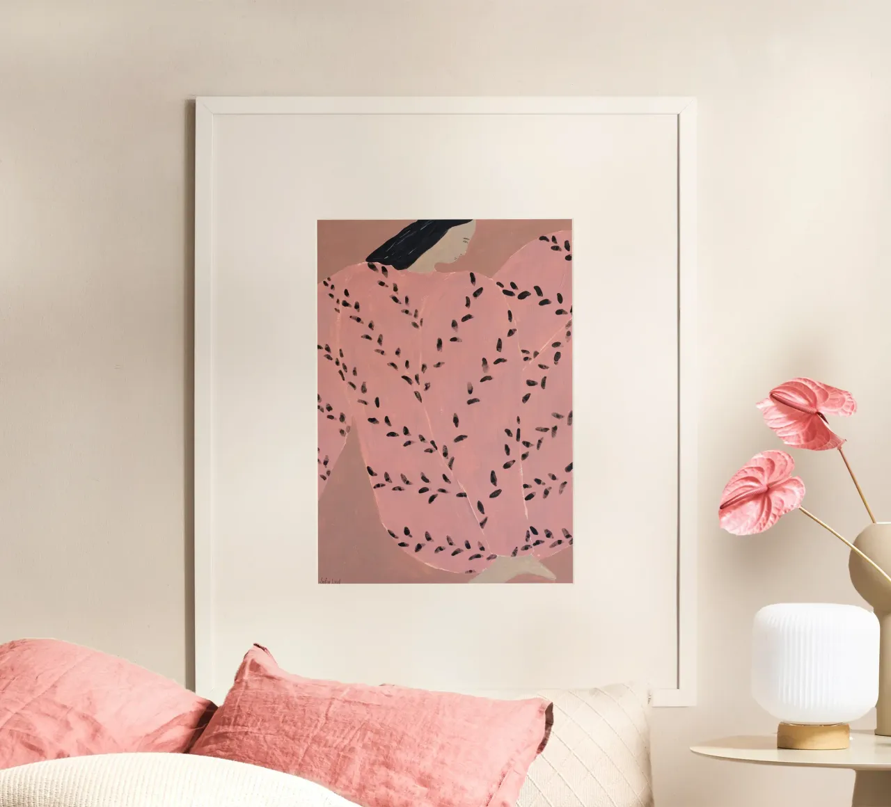 Sofia Lind 11 poster con telaio in legno da William Brown