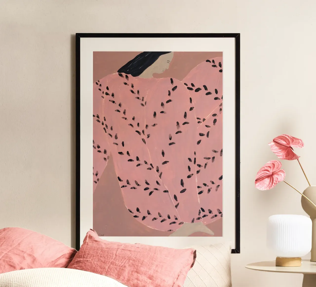 Sofia Lind 11 poster con telaio in legno da William Brown