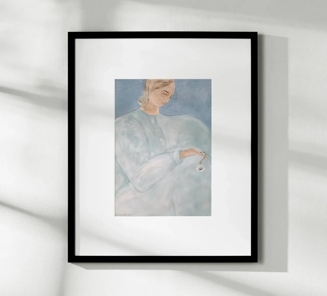 Sofia Lind 14 poster con telaio in legno da William Brown