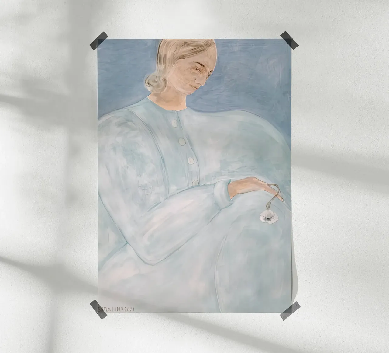 Sofia Lind 14 poster con telaio in legno da William Brown