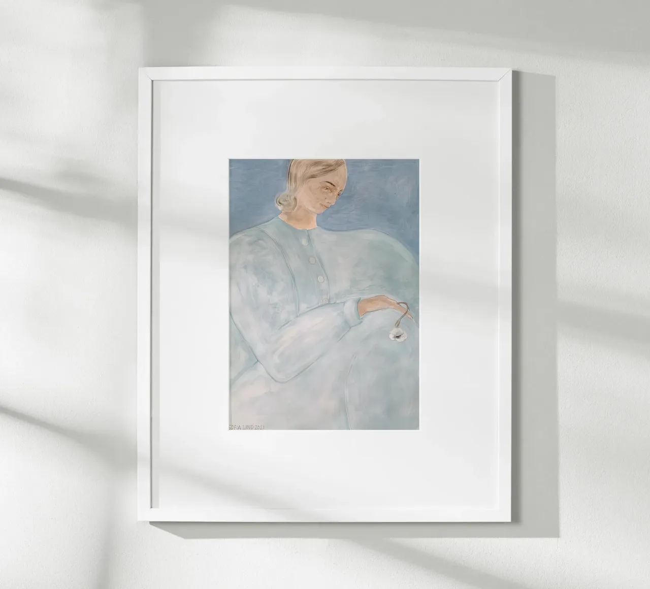 Sofia Lind 14 poster con telaio in legno da William Brown