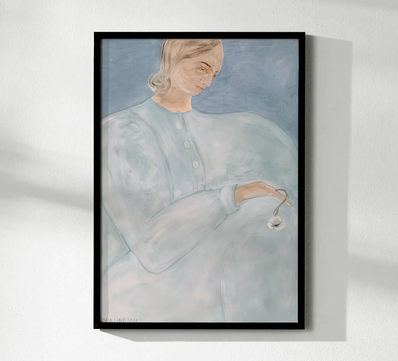 Sofia Lind 14 poster con telaio in legno da William Brown