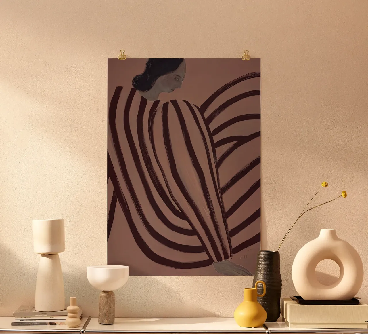 Sofia Lind 18 poster con telaio in legno da William Brown