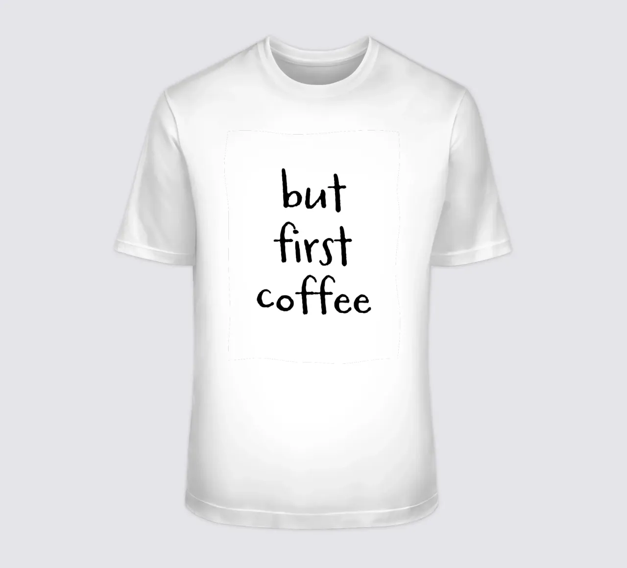 But First Coffee 6 t-shirt da The Type Club Tokyo