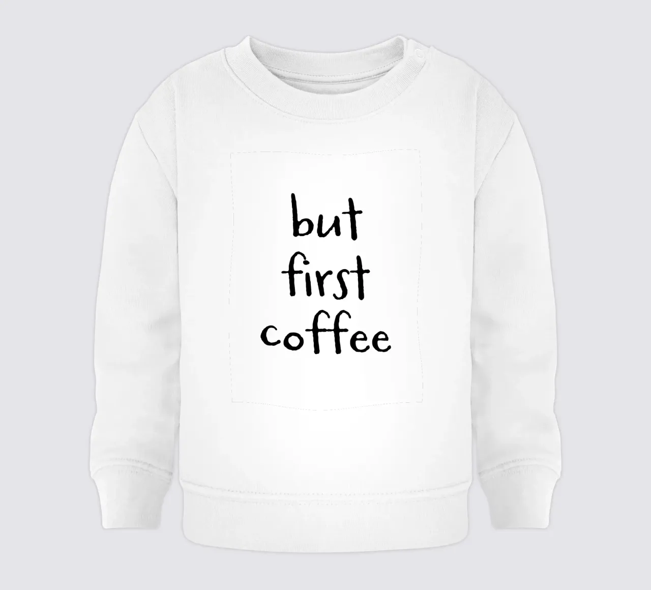 But First Coffee 6 felpa neonato da The Type Club Tokyo