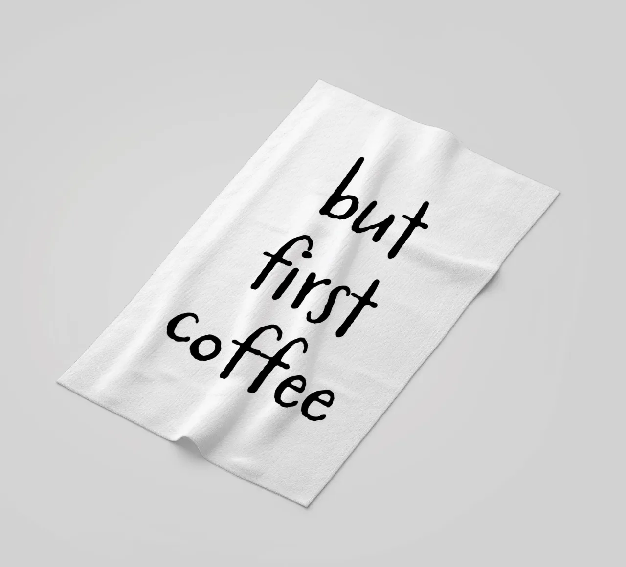 But First Coffee 6 telo mare da The Type Club Tokyo