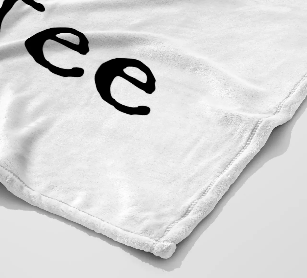 But First Coffee 6 coperta in pile da The Type Club Tokyo